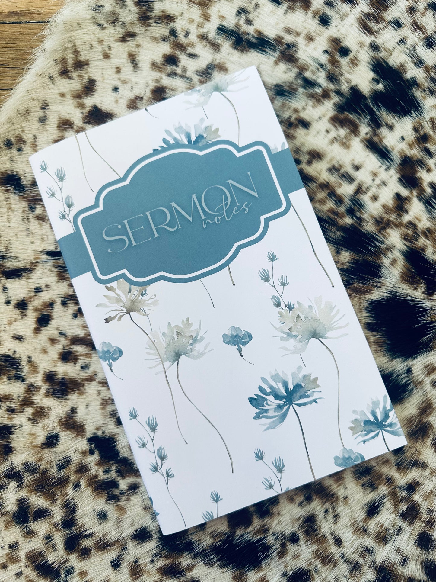 Sermon Notes Booklet