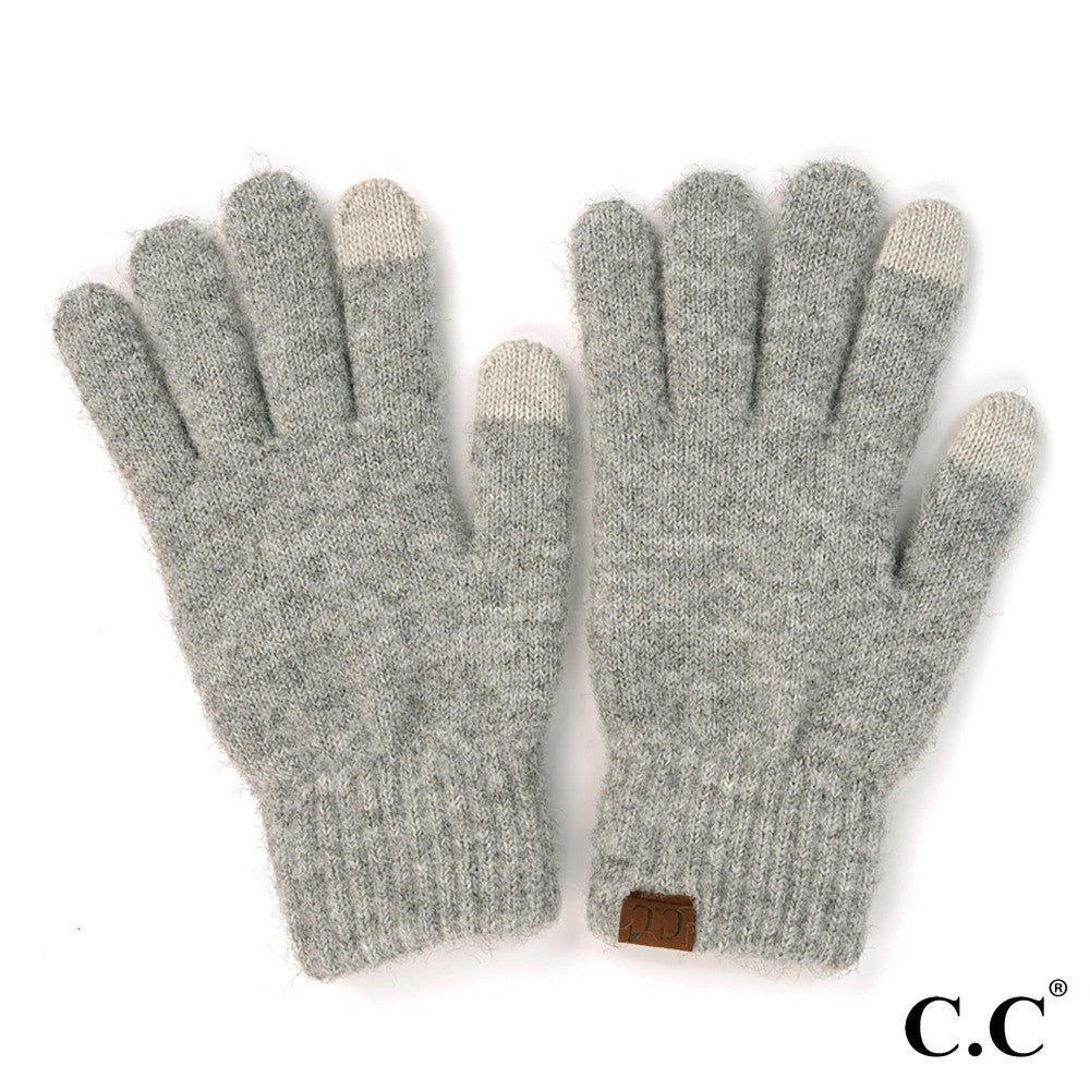 CC Knit Plain / Smart Touch Gloves