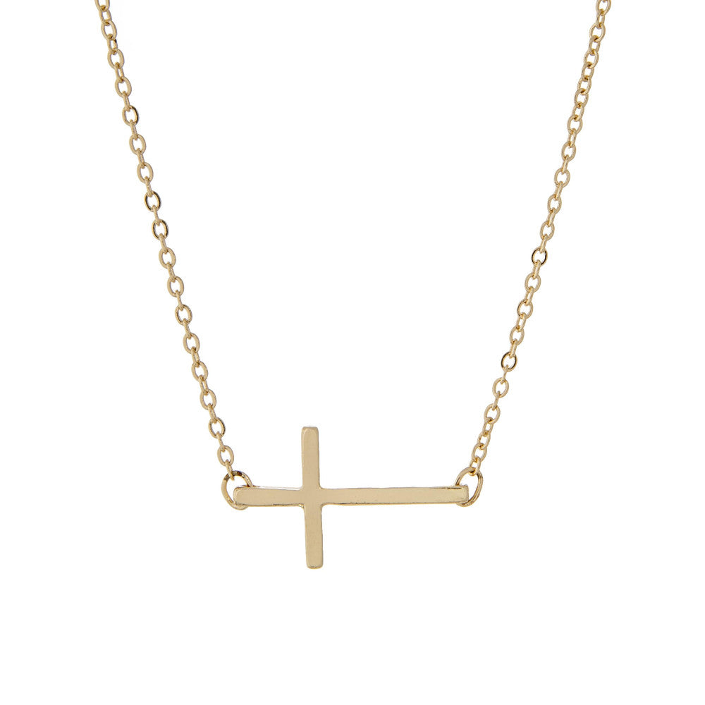 Cross Necklace (gold)