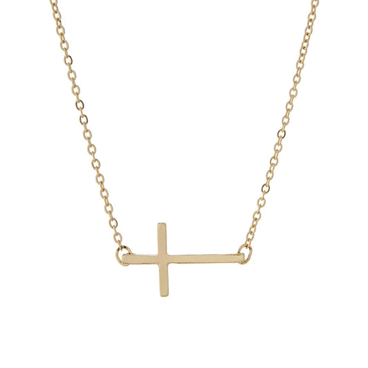 Cross Necklace (gold)