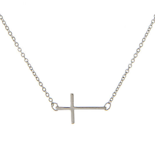 Cross Necklace (silver)
