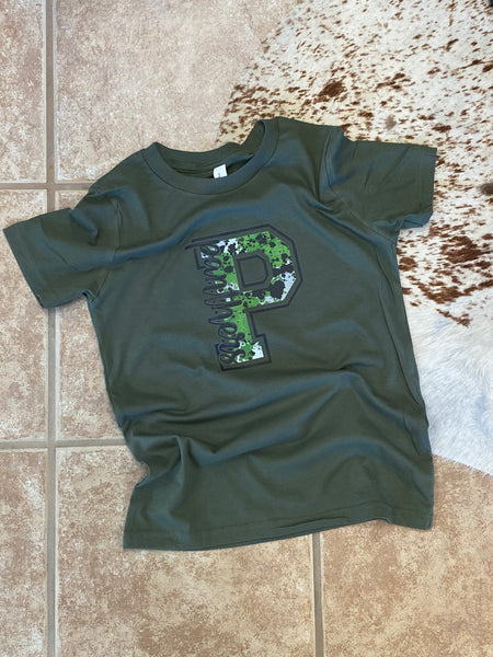 Panthers Splattered Tee [Youth]