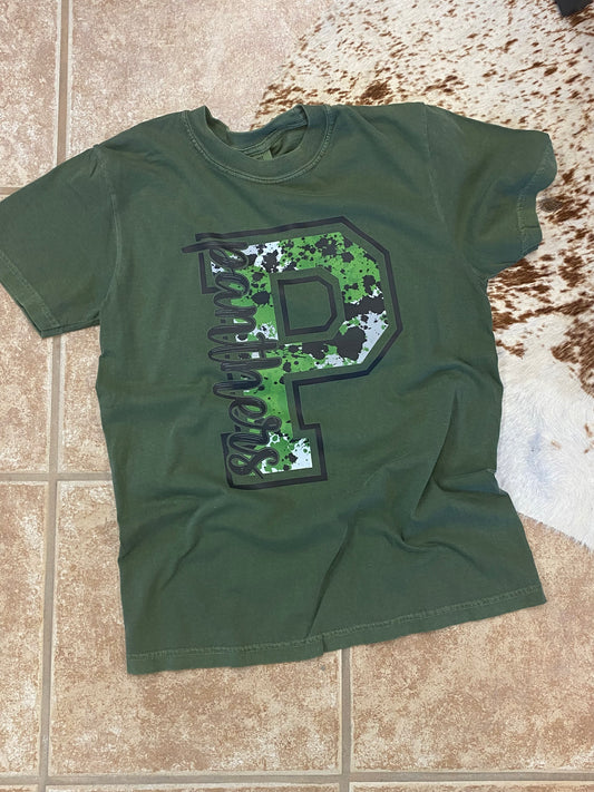 Panthers Splattered Tee