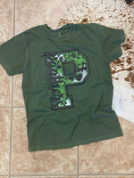 Panthers Splattered Tee