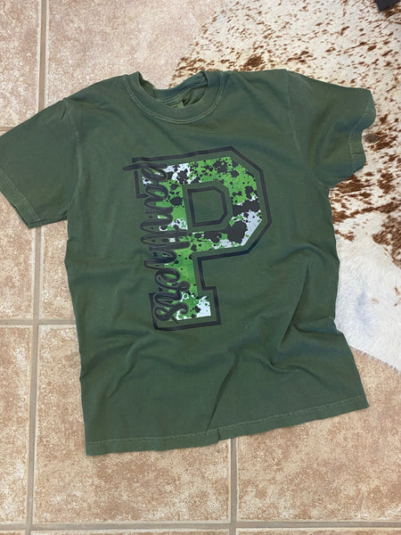 Panthers Splattered Tee