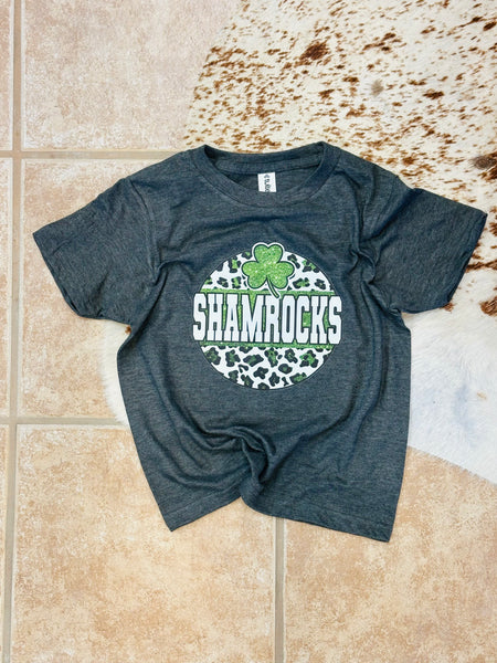 Shamrocks Leopard Circle Tee [youth]