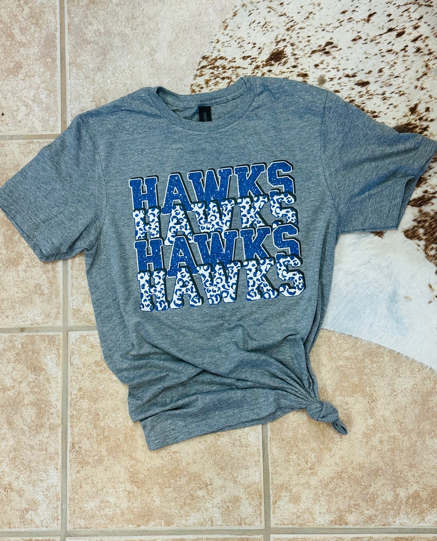 Hawks Stacked Tee
