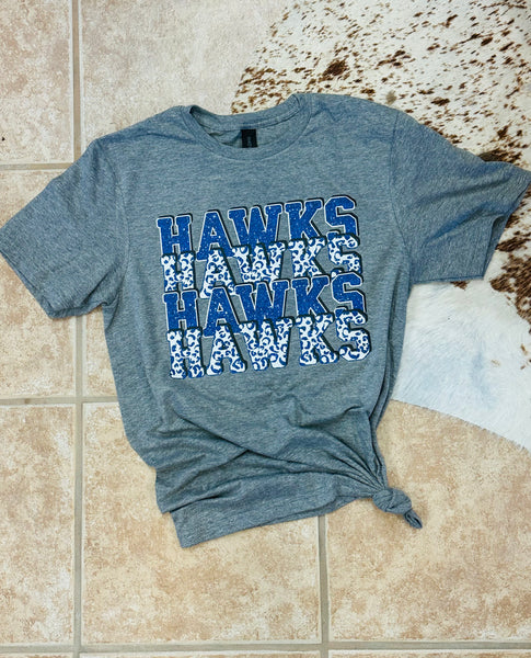 Hawks Stacked Tee