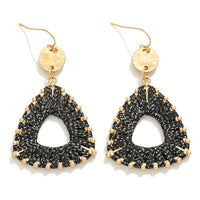 Tinsel Thread Wrapped Earrings