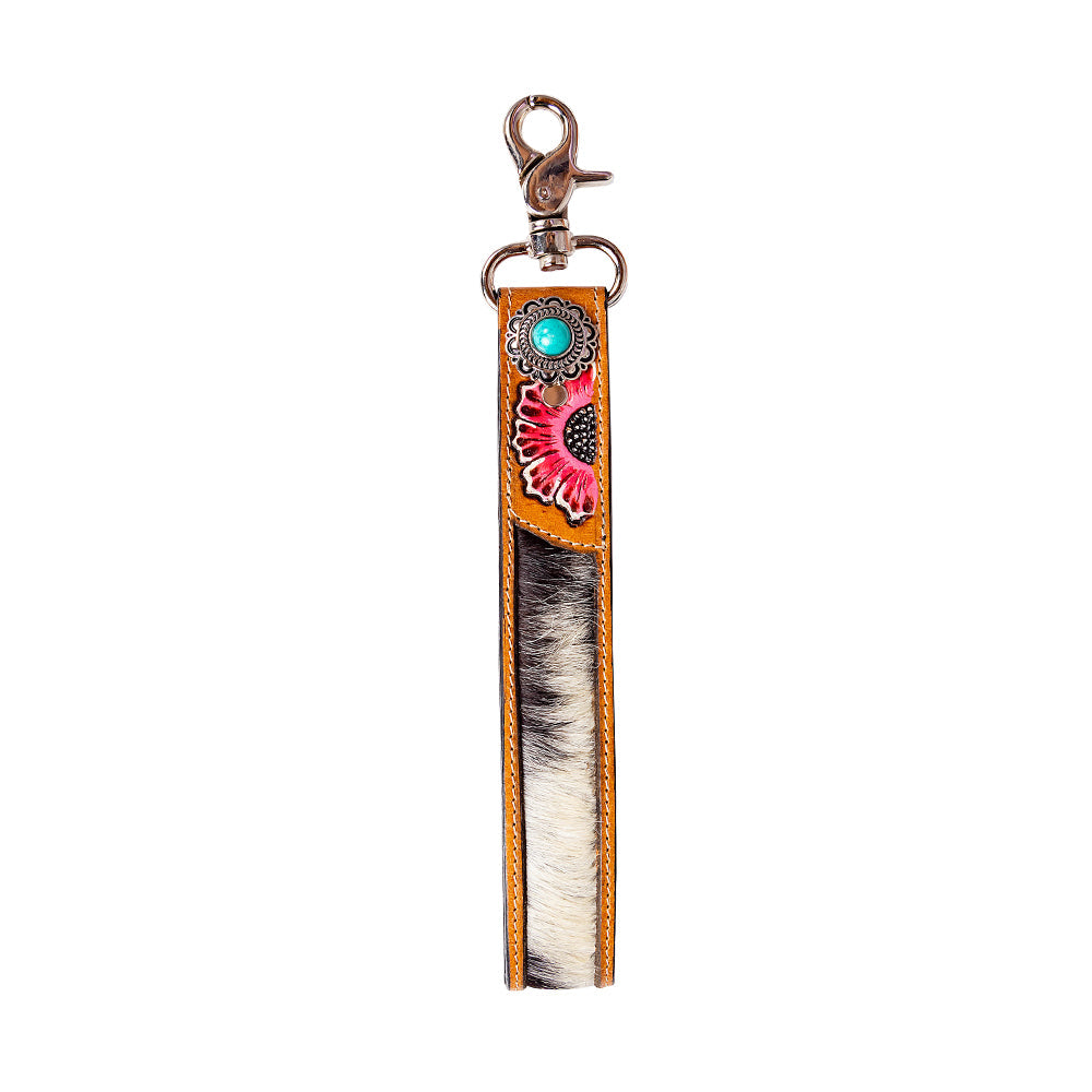 Far & Wide Hand-Tooled Key Fob