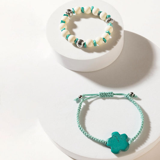 Lucky Mirage Bracelets [Ivory]