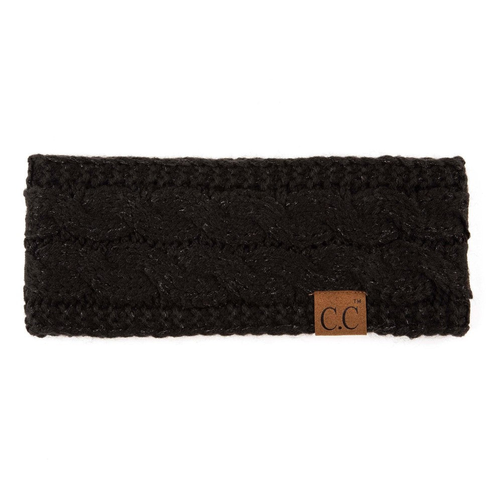 CC Metallic Head-Wrap [black]