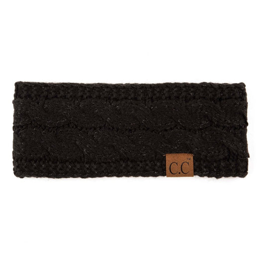 CC Metallic Head-Wrap [black]