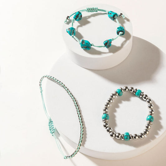 Calm & Chaos Bracelets [Silver]