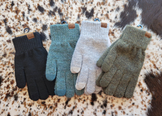 CC Knit Plain / Smart Touch Gloves